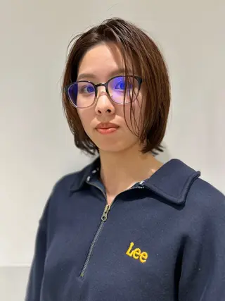 ミディアム 骨格補正カット✂︎ 🌟菅野陽介🌟のヘアスタイル