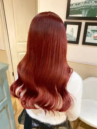 ロング カラー レイヤーカット/ 縮毛矯正🇰🇷早坂のヘアスタイル