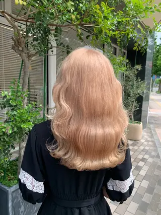 セミロング カラー 髪質改善 ೀyuikaのヘアスタイル