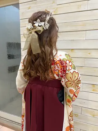 なな /カラー/アレンジのヘアスタイル