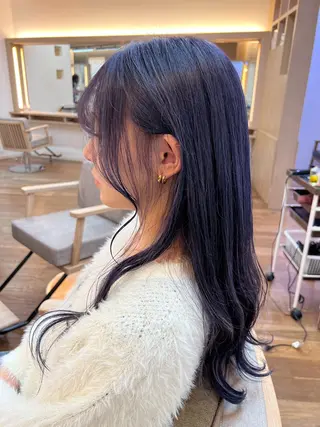 ロング カラー ✂︎HITOMI✂︎ 副店長のヘアスタイル