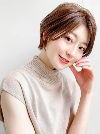 ショート 艶髪ショートの匠✂️ 錦糸町佐藤店長のヘアスタイル