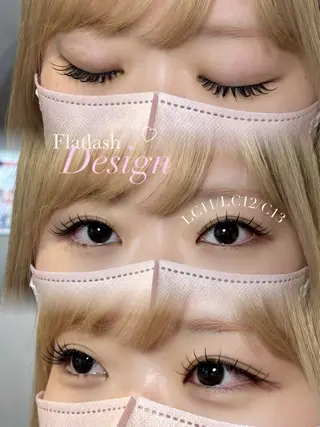 マツエク・マツパ eclat / yui 🍒のマツエク・マツパデザイン