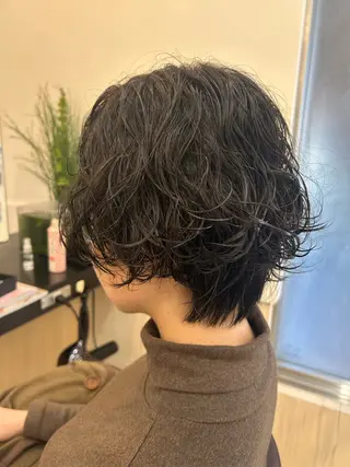 ショート パーマ リリー /Men's/パーマのヘアスタイル