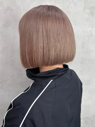カラー Rin♡透明感ピンク 🎀白肌ラベンダーのヘアスタイル