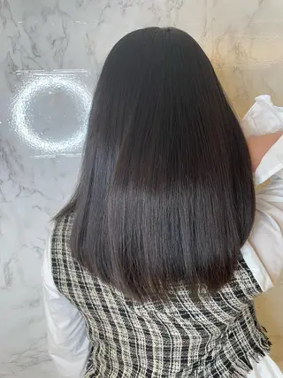 ロング カラー 髪質改善・縮毛矯正 濱　泰賀のヘアスタイル