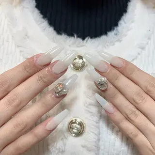 ネイル 🍄Rina🍄 韓国風ネイルのネイルデザイン