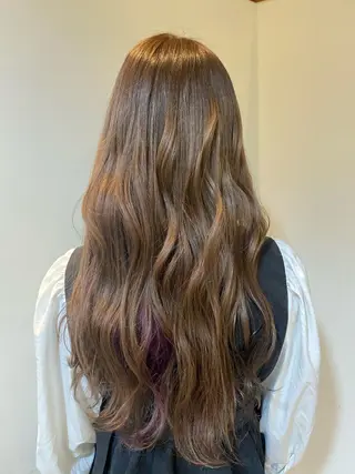 カラー 竹添 有梨沙のヘアスタイル