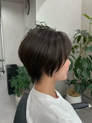 ショート カラー ショート/ボブ/ 透明感カラー🌿神永のヘアスタイル