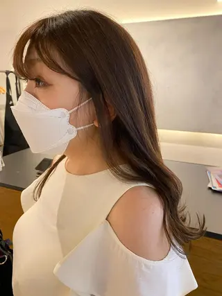 セミロング ari/ヘアセット レイヤーカット✂︎のヘアスタイル