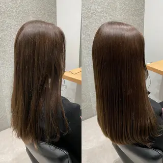 セミロング 髪質改善ヘアケア 艶髪特化/上田のヘアスタイル