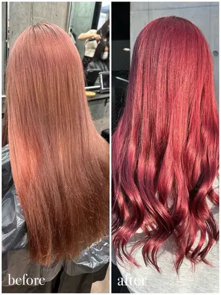 ロング エクステ🌟カラー 🌟エリア最安値🌟のヘアスタイル