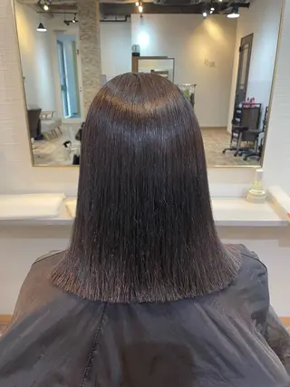 セミロング カラー パーマ YUI/ ブリーチカラー🌷のヘアスタイル