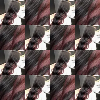 ロング カラー DESIGNSALON LIA所属・問屋町のブリーチデザ イン屋さん🌈ゆうまのヘアスタイル