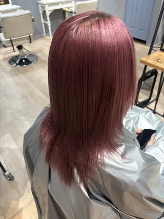 ミディアム Maki /透明感カラーのヘアスタイル