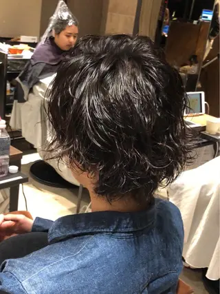 パーマ メンズ 韓国美髪矯正✂️ 佐藤ヒロのヘアスタイル