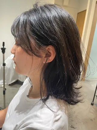 ミディアム くびれミディアム/似 合わせ/鎌倉/edAのヘアスタイル