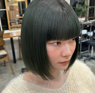 ショート カラー ❤️アヤカ Wカラー ボブ レイヤー❤️のヘアスタイル