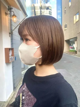 ショート カラー 安永 涼のヘアスタイル