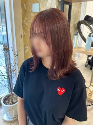 ミディアム カラー ショート/ボブカット /emiriのヘアスタイル