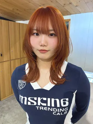 ミディアム カラー 🫐寒色系カラー 🫐ヤマナカリリカのヘアスタイル