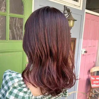 ミディアム カラー モデル募集中 🫧虹心🫧のヘアスタイル