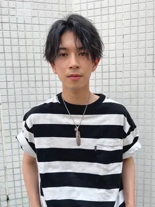 透明感カラー アンリのヘアスタイル