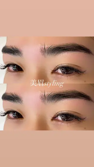 アイブロウ 💖Ribbon Koharu💖のマツエク・マツパデザイン