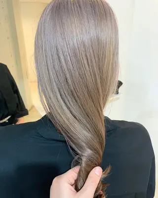 ロング ダブルカラー/透明感 💈JUNYA💈のヘアスタイル