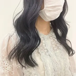 ロング カラー マンツーマン女性 美容師 奏のヘアスタイル