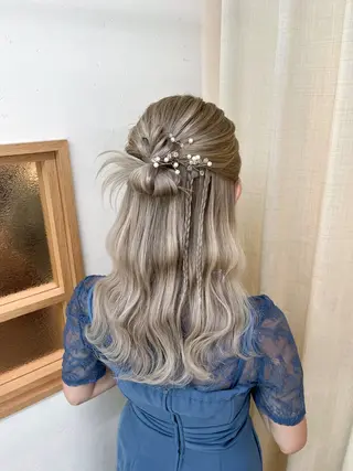 ヘアアレンジ 垢抜けヘアメイク🫧 JURI🪽のヘアスタイル