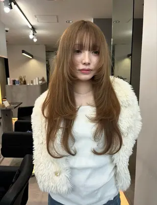 ロング 谷村 龍之輔のヘアスタイル
