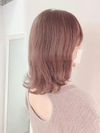 ミディアム カラー なりたいが叶う ながしまじゅんきのヘアスタイル