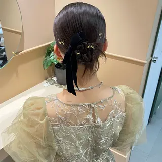 セミロング ヘアアレンジ 🫧tomoka 透明感カラー🫧のヘアスタイル