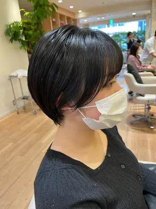 ショート ⬛️⬜️髪質改善⬛️ ⬜️藤川慎太郎のヘアスタイル