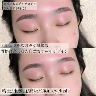 アイブロウ Cion eyelashのマツエク・マツパデザイン