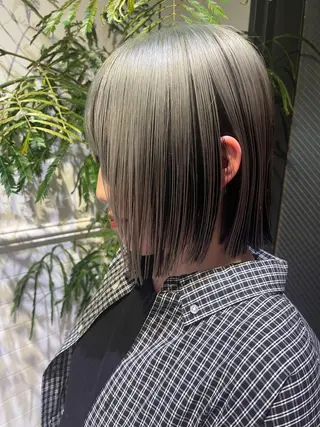 カラー 永田 優希のヘアスタイル