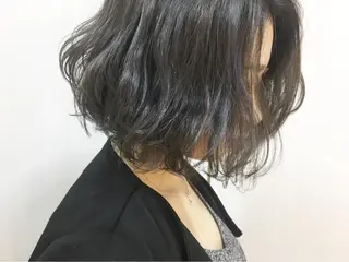 ミディアム カラー 横浜ブリーチムラ直し ハイトーン/ブリーチのヘアスタイル