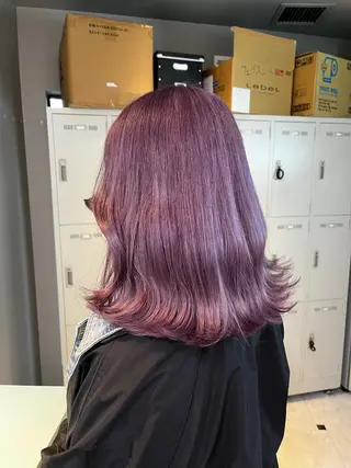 ミディアム カラー ブリーチカラー 🩵MIZUKIのヘアスタイル
