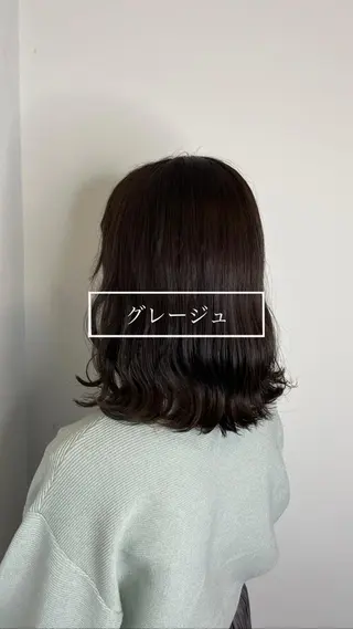 セミロング 縮毛矯正/髪質改善/ HARUのヘアスタイル