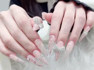 ネイル MoMoA Nail ネイル長さ出し専門店のネイルデザイン