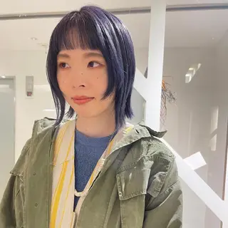 ミディアム カラー 髪質改善カラー/ボブ 🌻Mutsumiのヘアスタイル