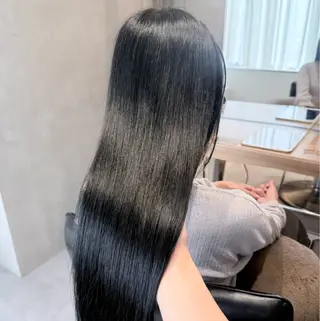 ロング カラー ツヤ髪/韓国ヘア 💎Nokaのヘアスタイル