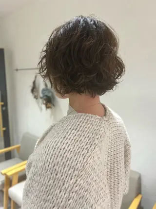 ショート パーマ パーマ特化 フシキサトシのヘアスタイル