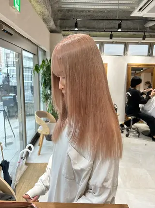 セミロング カラー 🌷横浜/レイヤー /艶カラー🌷のヘアスタイル