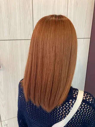 ミディアム カラー 🫧ダメージレス🫧 松下のヘアスタイル