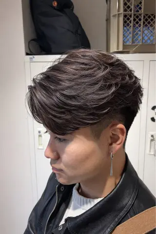 ショート パーマ メンズ 🌴パーマオタク🌴 長谷川 諒佑🌈のヘアスタイル