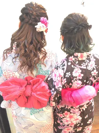 ロング ヘアアレンジ 垢抜けメイク✖️盛れ るヘア/SAORIのヘアスタイル