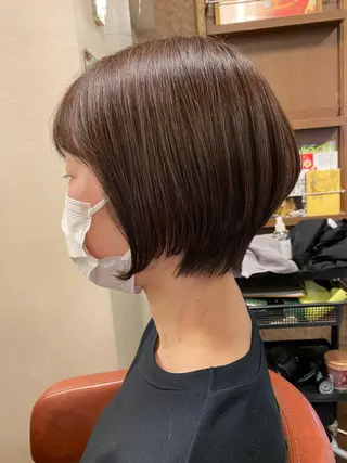 ショート カラー liL  hair サトウリョウタのヘアスタイル