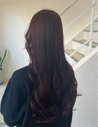 ロング カラー 新井 勢のヘアスタイル